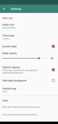 Rain Maps android App screenshot 1